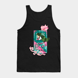 Anime Handheld Pixel Art Tank Top